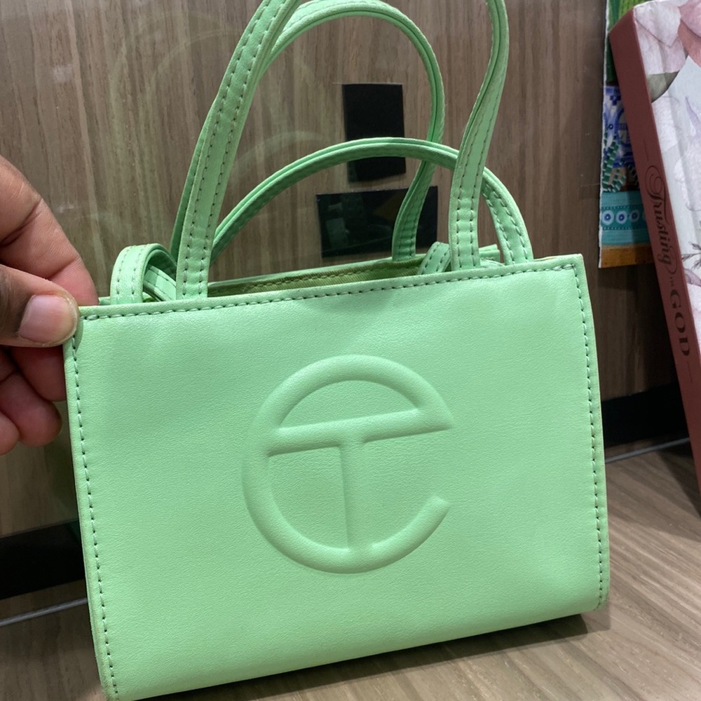 Telfar Double Mini  Mint Bag!
